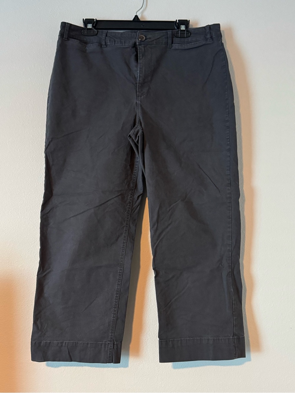 Old Navy Men's Charcoal Straight-Leg Chinos